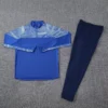 kf-A7551c6e8f2c747aaa3a308acf605b5200 Soccer Tracksuits Training Suit For Men Half Zipper Jacket Men Games Jerseys Football Kit Tops And Trousers Can Customize Logo
