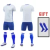 kf-S4ca35922a4734b6e9eadfcdcaa07a1a0F Children Men Football Team Training Tracksuit Outfit, Short Sleeve Soccer Jersey Uniform Replicas in Custom Dry Fit Mate