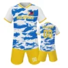 kf-S5ad1d6d5598348829ddad9cd97aa443ba Football Kit for Kids Custom Soccer Jersey Personalized Name Number Soccer Team Shirts Shorts Set Fans Gift