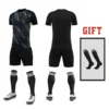 kf-Saf9eaffb835e49f9aea8a3ece9b58fe1f Children Men Football Team Training Tracksuit Outfit, Short Sleeve Soccer Jersey Uniform Replicas in Custom Dry Fit Mate