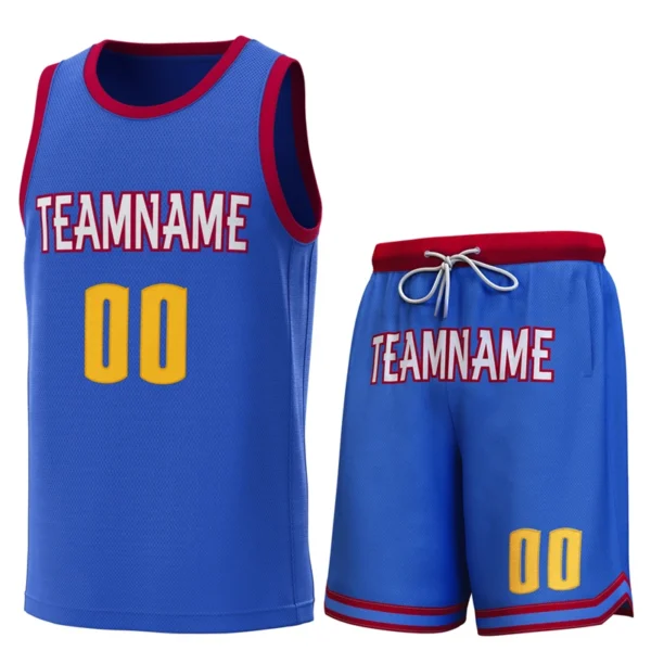 kf-H23a5af650bc04bb28c9a0bb5ce853a1cD Custom Basketball Jerseys Set Embroidery Stitch Team Name Number Basketball Shirt Suit a Unique Gift