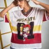 kf-S26b3812fdbe449479bcae43d45d80cb9j Summer New Baseball Jerseys For Women Mesh Breathable Half Sleeve Top Casual V-neck Short Sleeve Tees Oversized Y2K Top