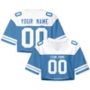 kf-S335002f7d64e46fa8a99c651a9065b8eS Custom American Football Crop Jersey Personalized Football Jerseys with Team Name Number Logo Women Cheerleading Football Shirt