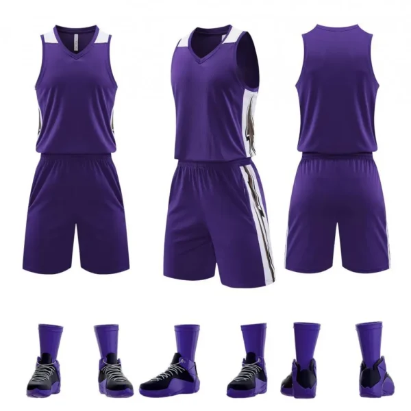 Sublimation Custom Adults Basketball Uniform Personalized 100% Polyester Breathabale Basketball Jersey Sportswear Shirt For Men