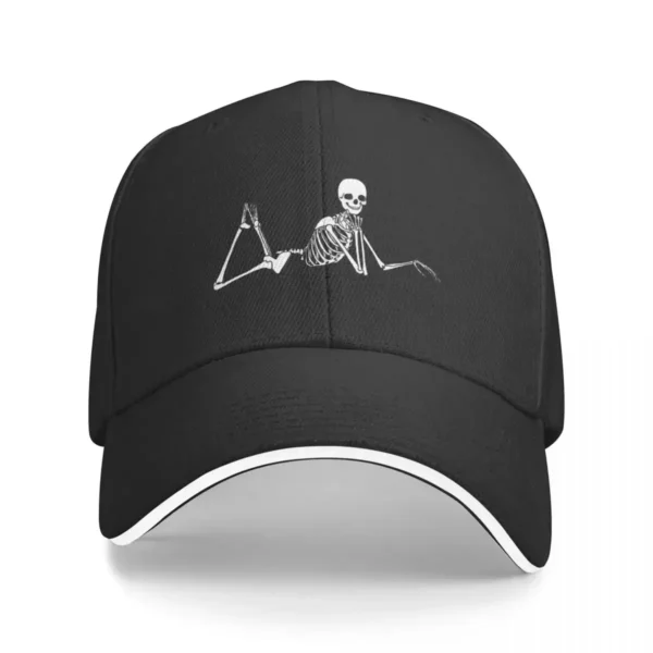 kf-Sa6e967ddf43244adb41028ed29254d5c8 Cute Skeleton Posing Baseball Cap Luxury Man Hat Mountaineering Military Tactical Cap Beach Woman Hats Men's
