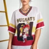 kf-Sbac1947958714c8083beb5b476b3942fU Summer New Baseball Jerseys For Women Mesh Breathable Half Sleeve Top Casual V-neck Short Sleeve Tees Oversized Y2K Top