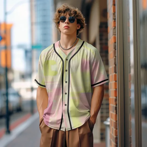 kf-Sf35997e29913408a88d445c94da527964 Men Baseball Jersey Geometric Abstract Art Printed Streetwear Trendy Minimalist Vintage Street Style Breathable Unisex Outfits